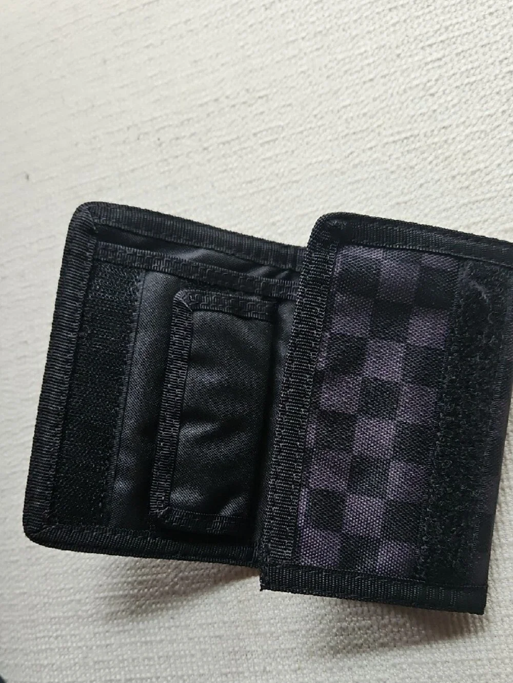 VANS BLACK CHECKERBOARD WALLET